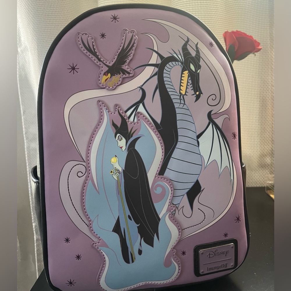 Loungefly Disney Mini Backpack, Sleeping Beauty Maleficent, Disney Villains
